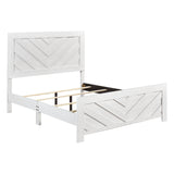 Corbin White Crossbuck California King Bed from Homelegance - Luna Furniture