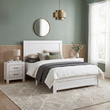 Corbin White Queen Panel Bed from Homelegance - Luna Furniture