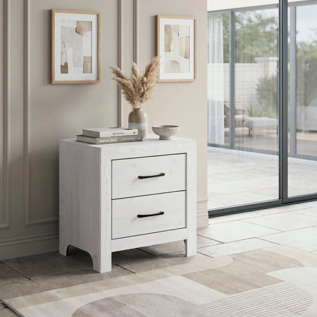Corbin White Nightstand from Homelegance - Luna Furniture