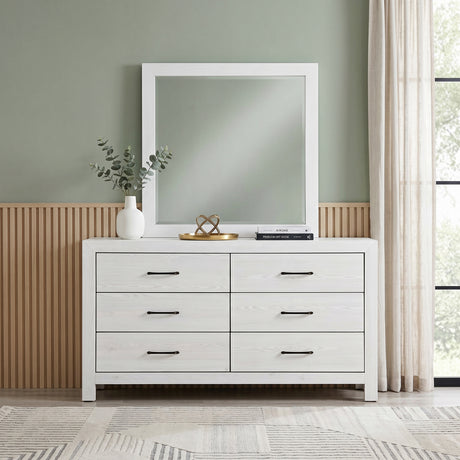 Corbin White Mirror (Mirror Only) from Homelegance - Luna Furniture
