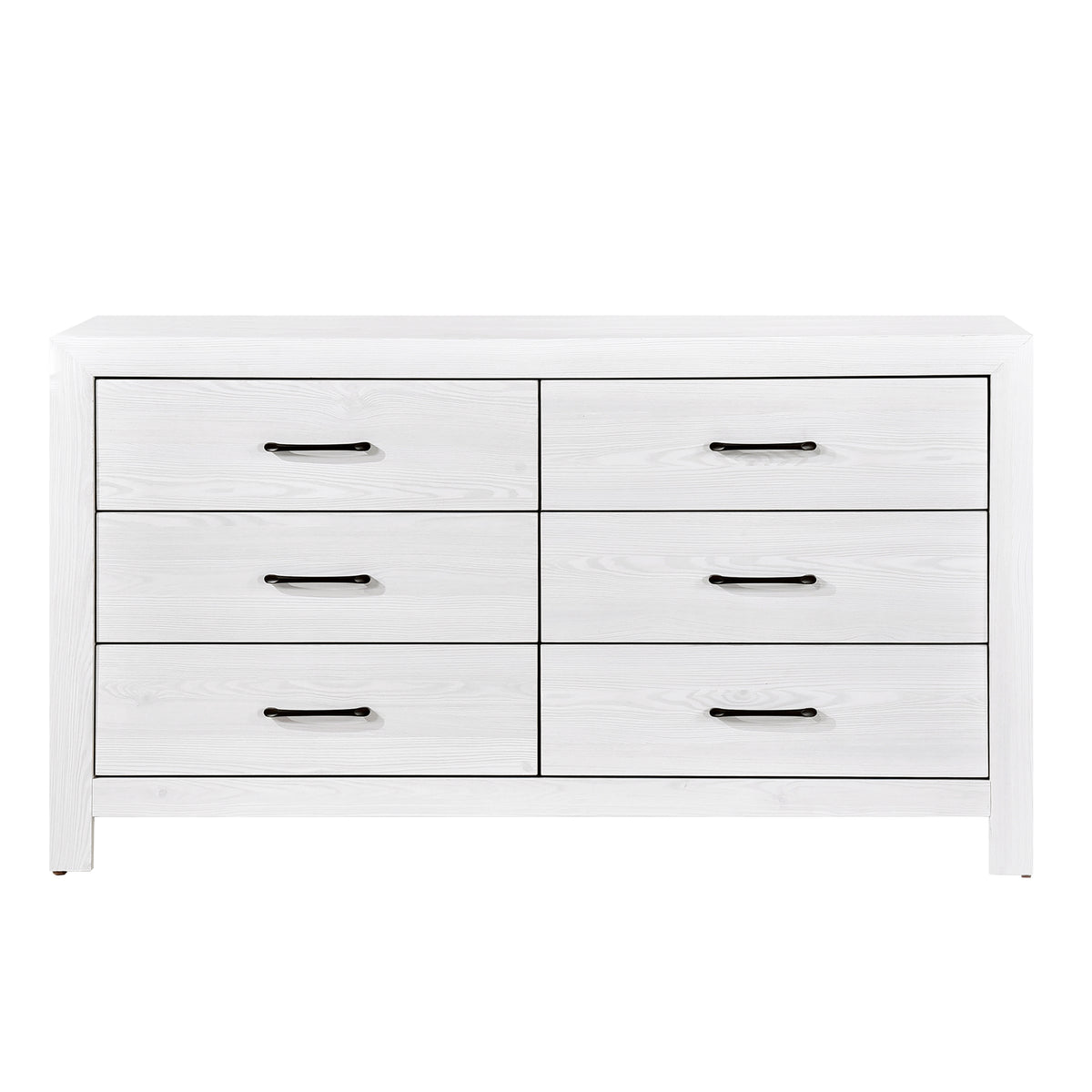 Corbin White Crossbuck Twin Panel Bed