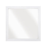 Corbin White Crossbuck Twin Panel Bed