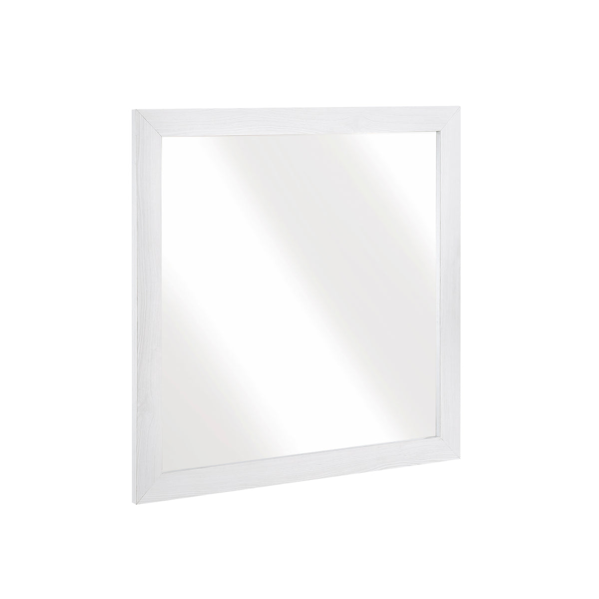 Corbin White Crossbuck Twin Panel Bed
