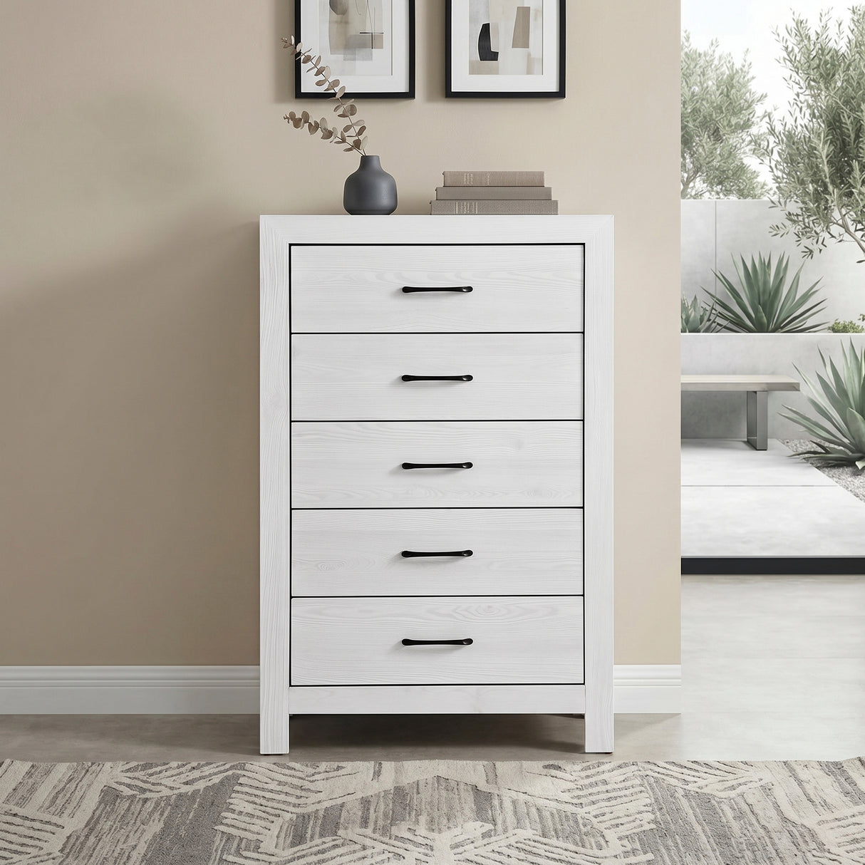 Corbin White Chest from Homelegance - Luna Furniture