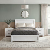 Corbin White Full Panel Bed from Homelegance - Luna Furniture