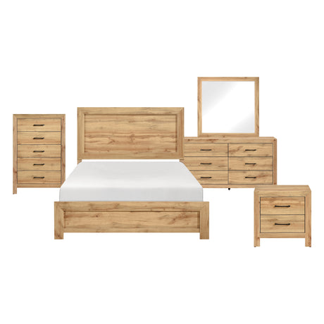 Corbin Natural 5pc Set (QB+NS+DR+MR+CH) from Homelegance - Luna Furniture