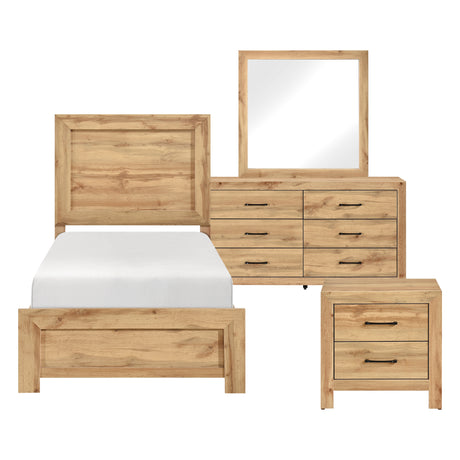 Corbin Natural 4pc Set (TB+NS+DR+MR) from Homelegance - Luna Furniture