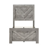 Corbin Gray Crossbuck 5pc Set (TB+NS+DR+MR+CH) from Homelegance - Luna Furniture
