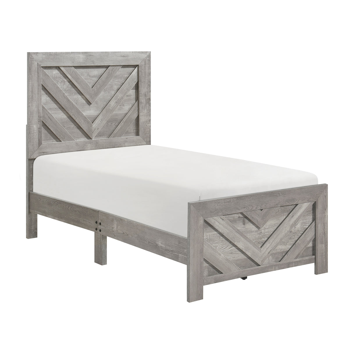 Corbin Gray Crossbuck 5pc Set (TB+NS+DR+MR+CH) from Homelegance - Luna Furniture