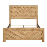 Corbin Natural Crossbuck Full Bed from Homelegance - Luna Furniture