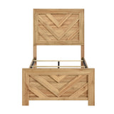 Corbin Natural Crossbuck Twin Bed from Homelegance - Luna Furniture