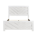 Corbin White Crossbuck 4pc Set (QB+NS+DR+MR) from Homelegance - Luna Furniture