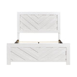 Corbin White Crossbuck Queen Panel Bed from Homelegance - Luna Furniture