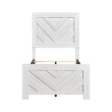Corbin White Crossbuck 4pc Set (TB+NS+DR+MR) from Homelegance - Luna Furniture