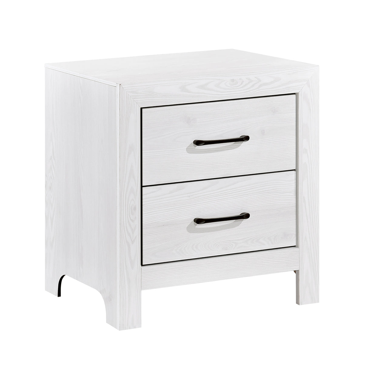 Corbin White Crossbuck 4pc Set (TB+NS+DR+MR) from Homelegance - Luna Furniture