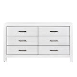 Corbin White Crossbuck 4pc Set (TB+NS+DR+MR) from Homelegance - Luna Furniture