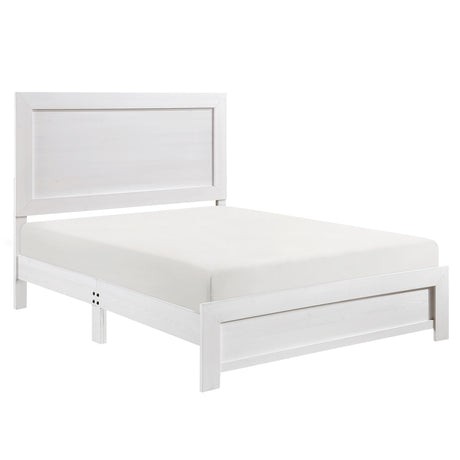 Corbin White Queen Panel Bed from Homelegance - Luna Furniture