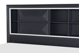 Rosemont Midnight Blue 5-Piece Bedroom Set (Queen Bed, Nightstand, Dresser, Mirror, Chest) from Homelegance - Luna Furniture