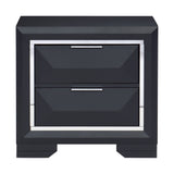 Rosemont Midnight Blue 5-Piece Bedroom Set (Queen Bed, Nightstand, Dresser, Mirror, Chest) from Homelegance - Luna Furniture