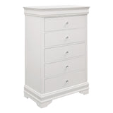 Lana White 4-Piece Bedroom Set (Queen Bed, Nightstand, Dresser, Mirror) from Homelegance - Luna Furniture