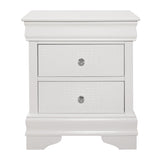 Lana White 5-Piece Bedroom Set (Queen Bed, Nightstand, Dresser, Mirror, Chest) from Homelegance - Luna Furniture