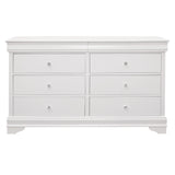 Lana White 5-Piece Bedroom Set (Queen Bed, Nightstand, Dresser, Mirror, Chest) from Homelegance - Luna Furniture