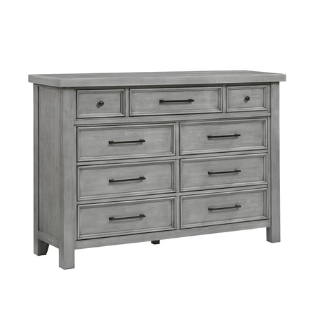 Logandale Antique Gray Nightstand from Homelegance - Luna Furniture