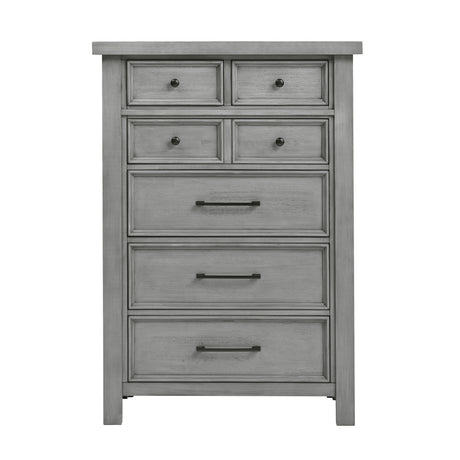 Logandale Antique Gray Nightstand from Homelegance - Luna Furniture