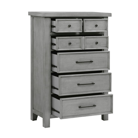 Logandale Antique Gray Mirror (Mirror Only) from Homelegance - Luna Furniture
