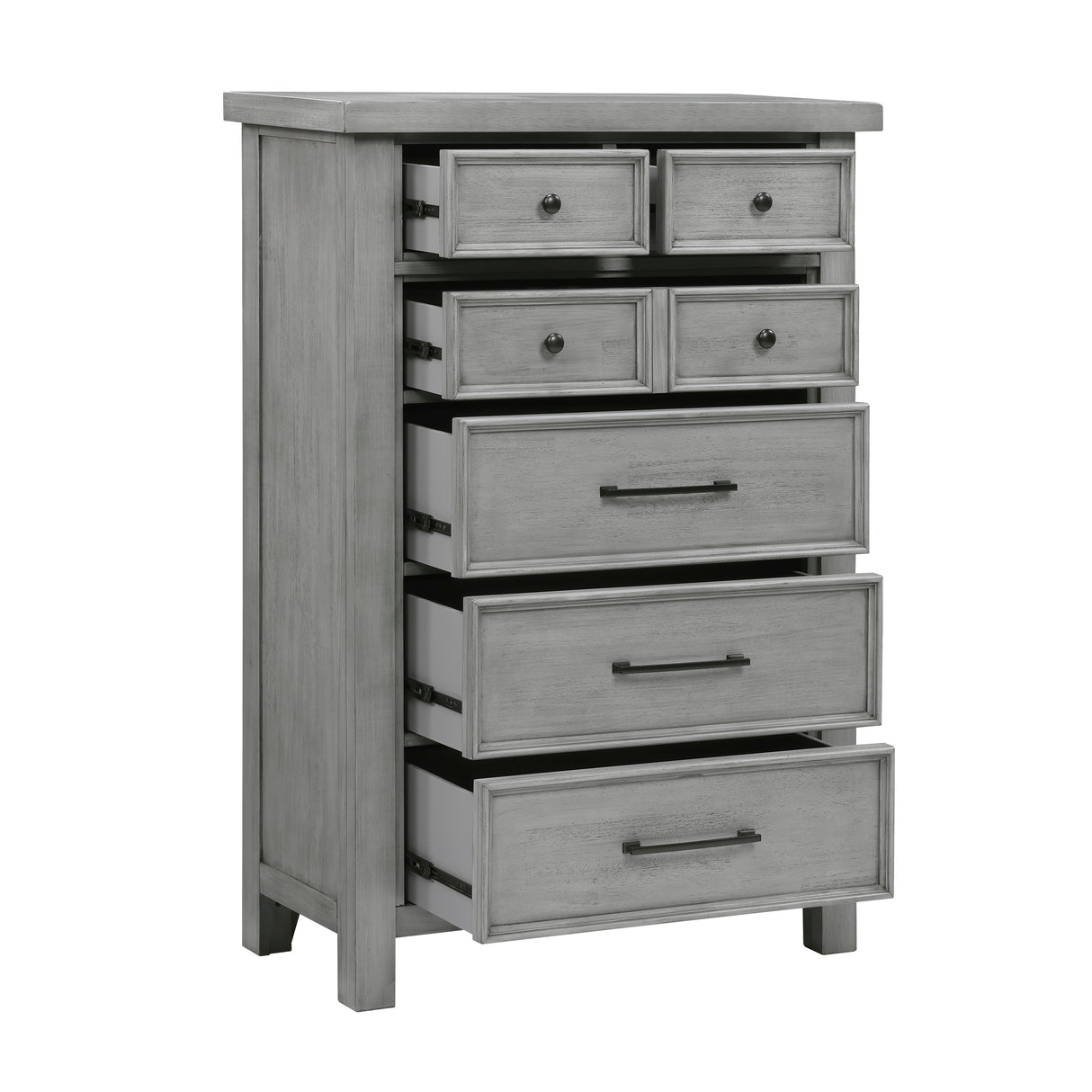 Logandale Antique Gray Wardrobe Chest from Homelegance - Luna Furniture