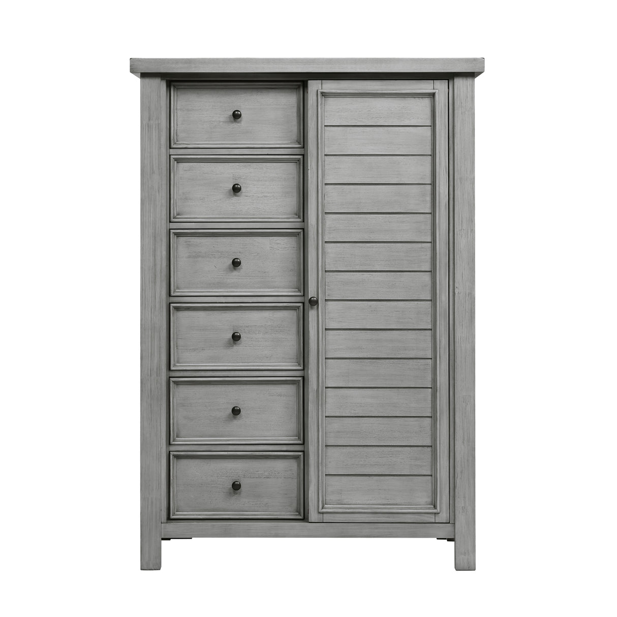 Logandale Antique Gray Wardrobe Chest from Homelegance - Luna Furniture