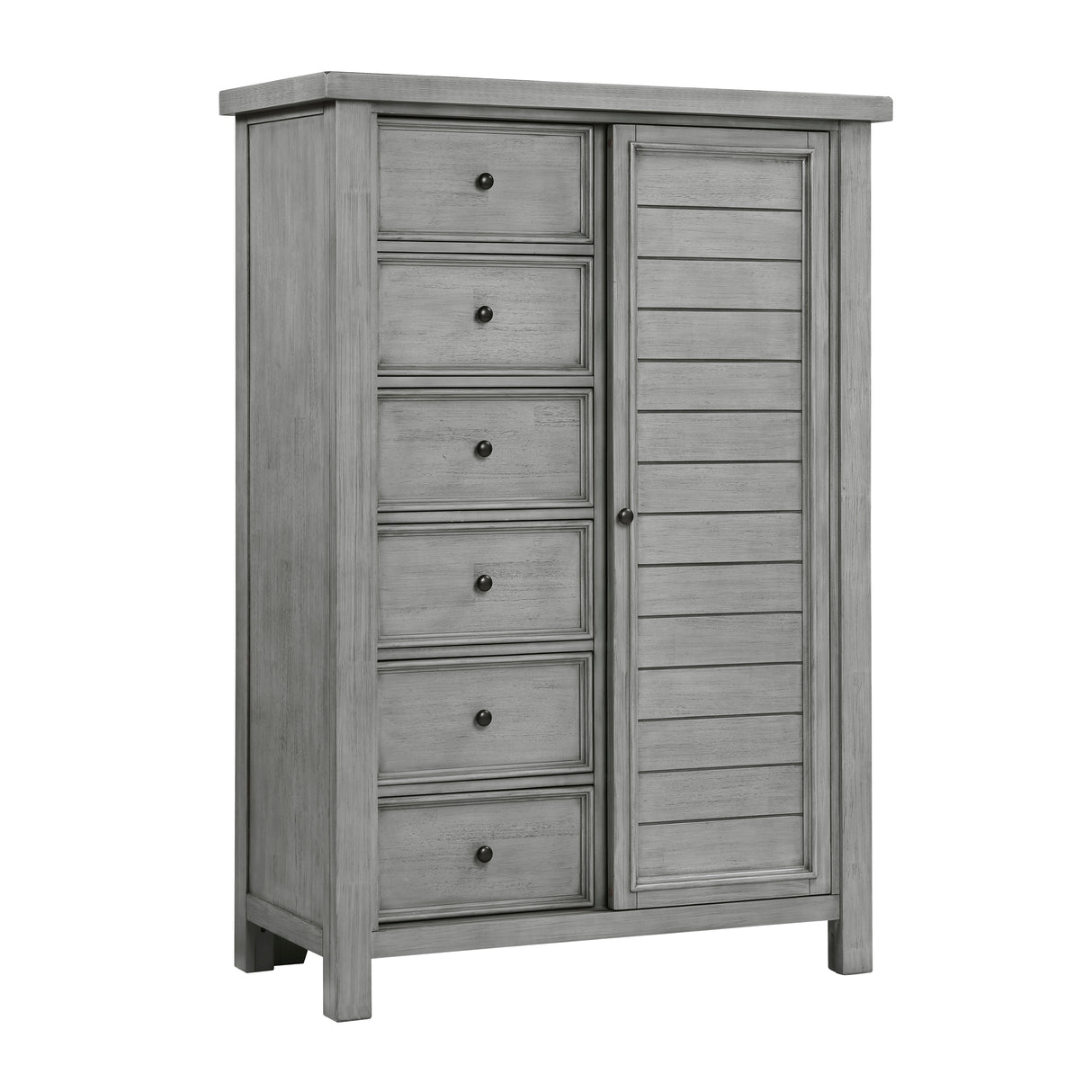 Logandale Antique Gray Wardrobe Chest from Homelegance - Luna Furniture