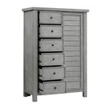 Logandale Antique Gray Wardrobe Chest from Homelegance - Luna Furniture