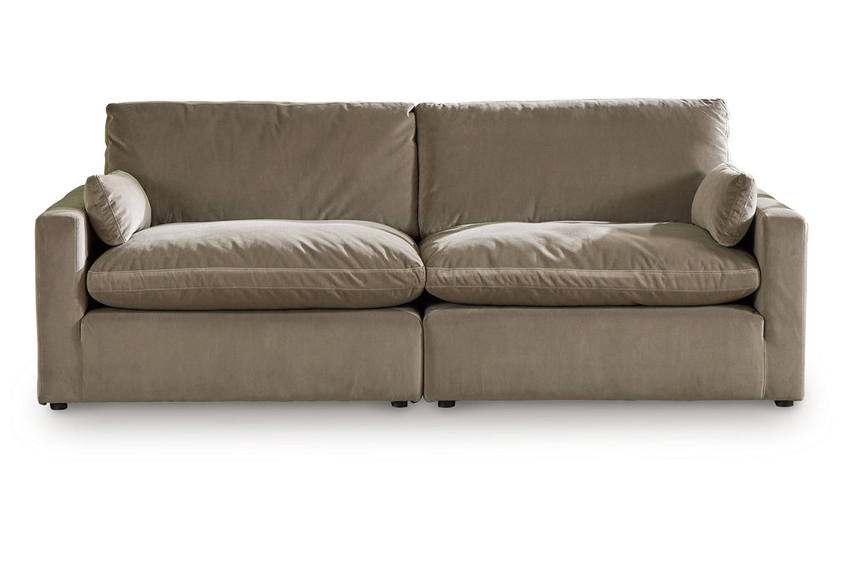 Sophie Cocoa 2-Piece Sectional Loveseat from Ashley - Luna Furniture