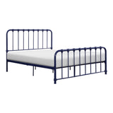 Bethany Blue Queen Metal Platform Bed from Homelegance - Luna Furniture
