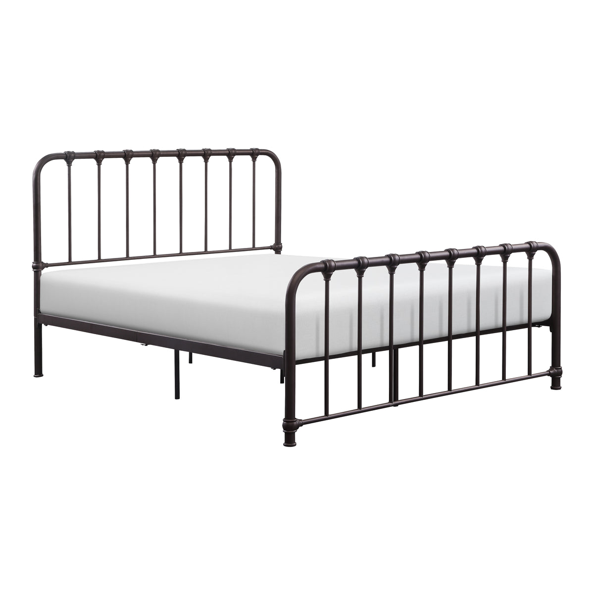 Bethany Dark Bronze Twin Metal Platform Bed