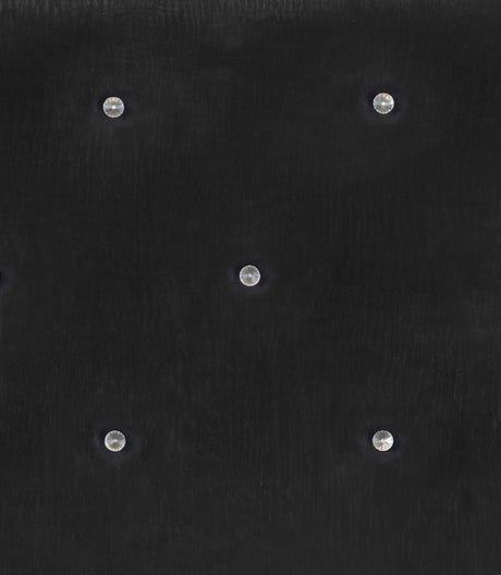 Salon Black King LED Upholstered Panel Bed from Homelegance - Luna Furniture