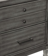 Wittenberry Gray 5-Piece Bedroom Set (Queen Bed, Nightstand, Dresser, Mirror, Chest) from Homelegance - Luna Furniture