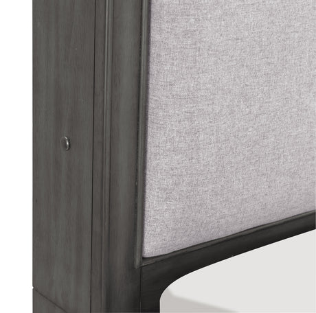 Wittenberry Gray 5-Piece Bedroom Set (Queen Bed, Nightstand, Dresser, Mirror, Chest) from Homelegance - Luna Furniture