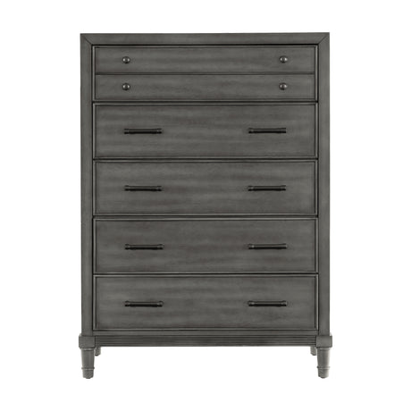 Zephyr Light Gray Queen Panel Bed from Homelegance - Luna Furniture