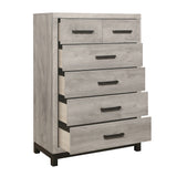 Zephyr Light Gray Youth Wall Bedroom Set from Homelegance - Luna Furniture