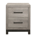 Zephyr Light Gray Bedroom Set (Queen Bed, Nightstand, Dresser, Mirror, Chest) from Homelegance - Luna Furniture