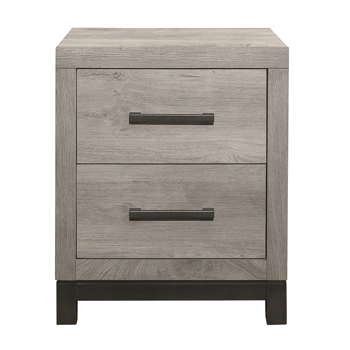Zephyr Light Gray Twin Panel Bed from Homelegance - Luna Furniture