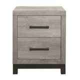 Zephyr Light Gray Twin Panel Bed from Homelegance - Luna Furniture