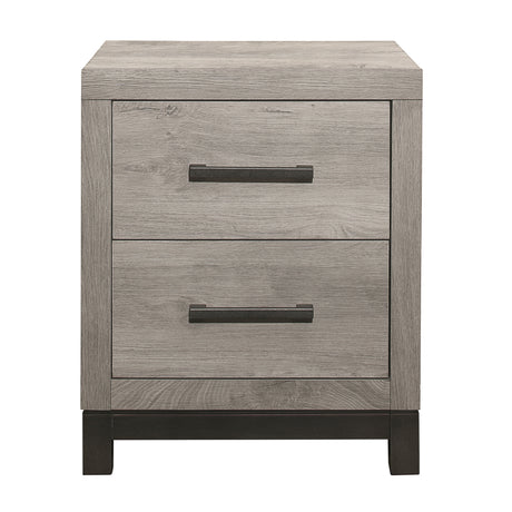 Zephyr Light Gray Twin Panel Bed from Homelegance - Luna Furniture