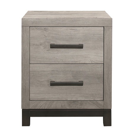 Zephyr Light Gray Queen Panel Bed from Homelegance - Luna Furniture