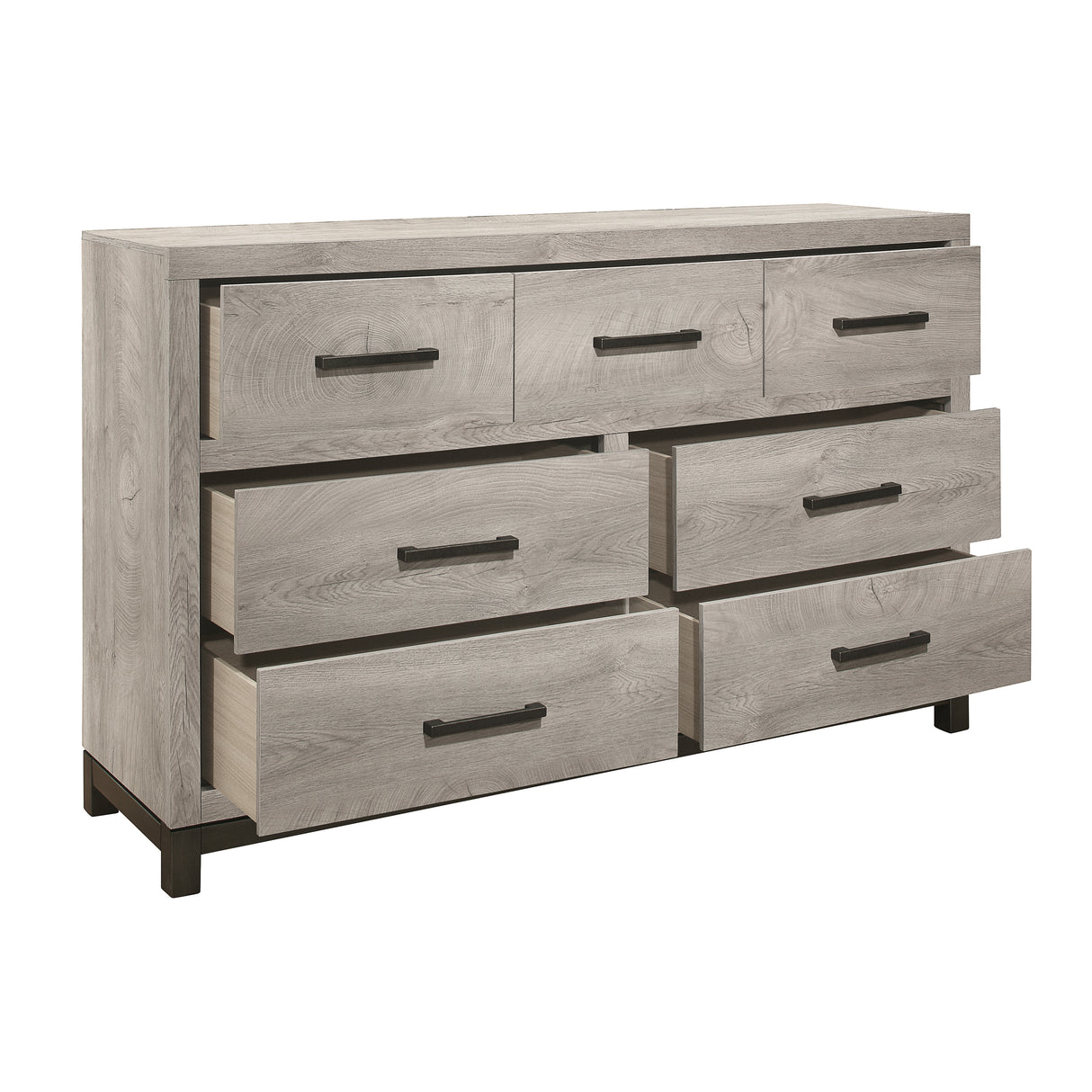 Zephyr Light Gray Queen Panel Bed from Homelegance - Luna Furniture