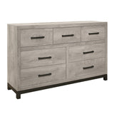 Zephyr Light Gray Queen Panel Bed from Homelegance - Luna Furniture