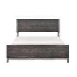 Zephyr Brownish Gray California King Panel Bed from Homelegance - Luna Furniture