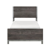 Zephyr Brownish Gray California King Panel Bed from Homelegance - Luna Furniture